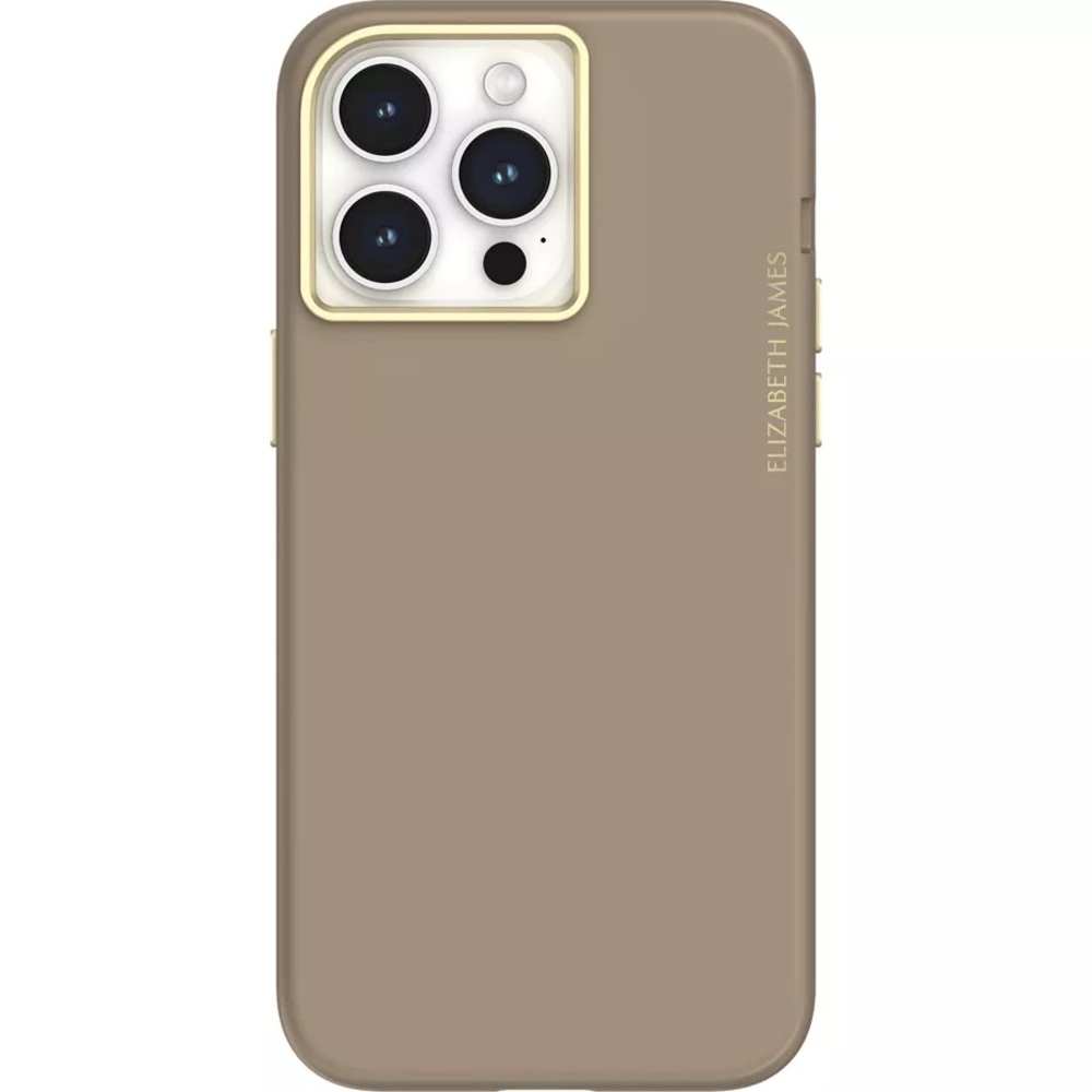 Elizabeth James Silicone MagSafe Taupe iPhone 15 Pro Max Case